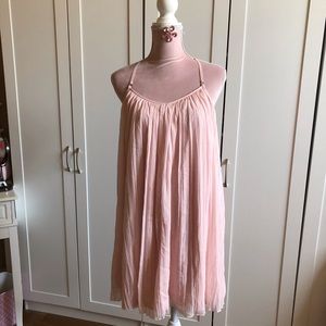 Abercrombie & Finch pink dress size large